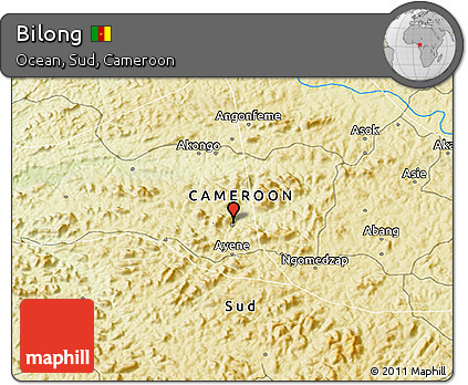 Physical 3D Map of Bilong