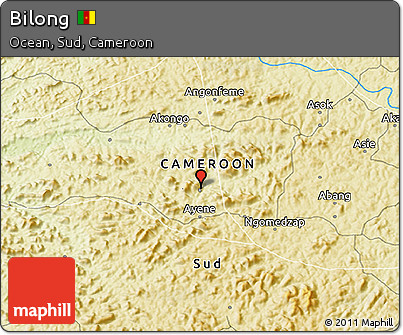 Physical 3D Map of Bilong