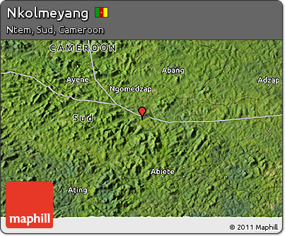 Satellite 3D Map of Nkolmeyang
