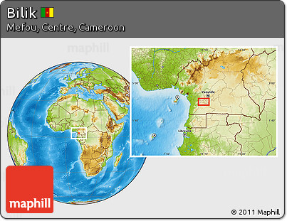 Physical Location Map of Bilik