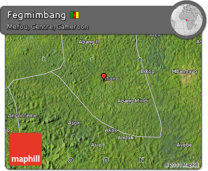 Satellite Map of Fegmimbang