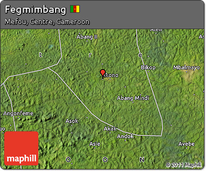 Satellite Map of Fegmimbang