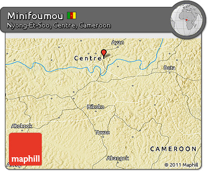 Physical 3D Map of Minifoumou