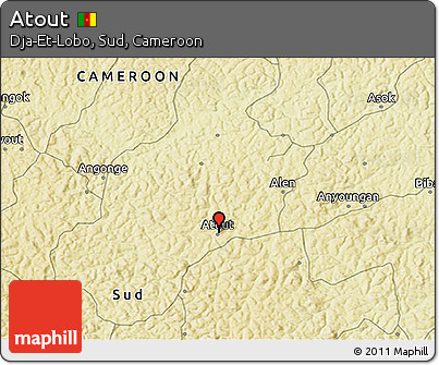 Physical 3D Map of Atout