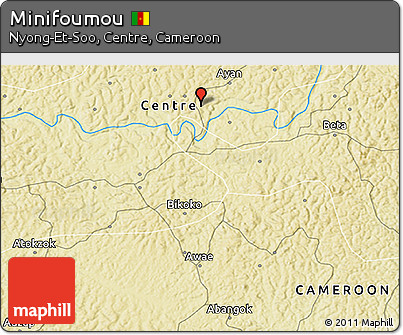 Physical 3D Map of Minifoumou