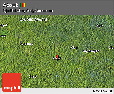 Satellite 3D Map of Atout