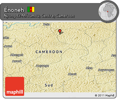 Physical Panoramic Map of Énoneh