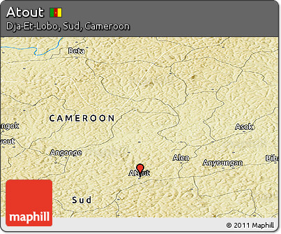 Physical Panoramic Map of Atout