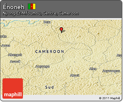 Physical Panoramic Map of Énoneh