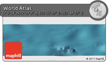 Satellite Panoramic Map of the Area around 3° 19' 33" N, 123° 19' 29" E