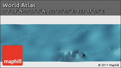 Satellite Panoramic Map of the Area around 3° 19' 33" N, 123° 19' 29" E