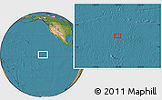 Satellite Location Map of the area around 3° 19' 33" N, 134° 13' 29" W
