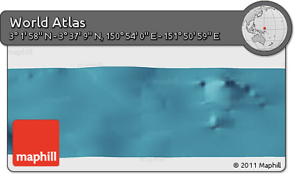 Satellite Panoramic Map of the Area around 3° 19' 33" N, 151° 22' 30" E