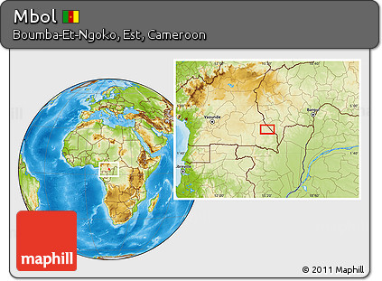 Physical Location Map of Mbol