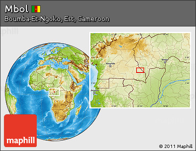 Physical Location Map of Mbol