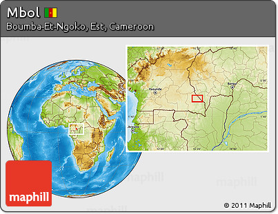 Physical Location Map of Mbol