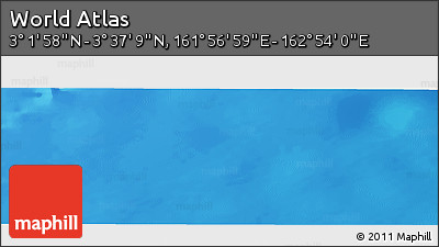 Physical Panoramic Map of the Area around 3° 19' 33" N, 162° 25' 30" E