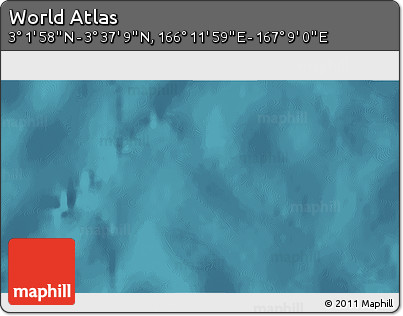 Satellite 3D Map of the Area around 3° 19' 33" N, 166° 40' 30" E