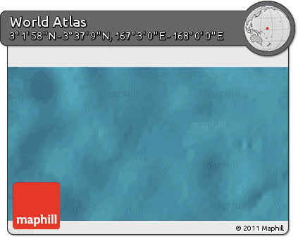 Satellite 3D Map of the Area around 3° 19' 33" N, 167° 31' 30" E