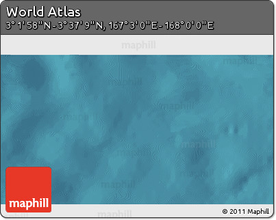 Satellite 3D Map of the Area around 3° 19' 33" N, 167° 31' 30" E