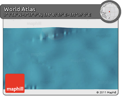 Satellite 3D Map of the Area around 3° 19' 33" N, 175° 10' 30" E