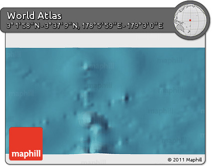 Satellite 3D Map of the Area around 3° 19' 33" N, 178° 34' 29" E