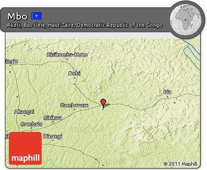 Physical 3D Map of Mbo