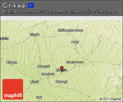 Physical 3D Map of Gitikwa