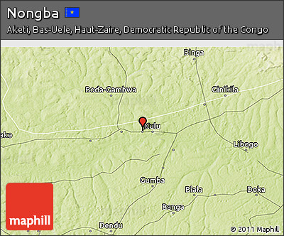 Physical 3D Map of Nongba