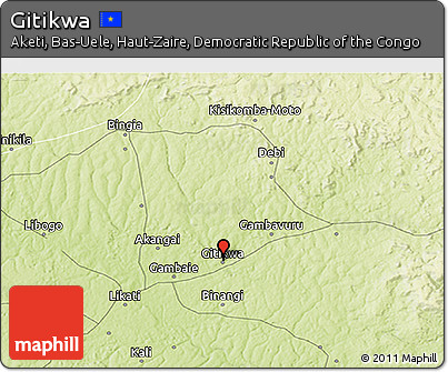 Physical 3D Map of Gitikwa