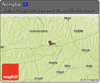 Physical 3D Map of Nongba