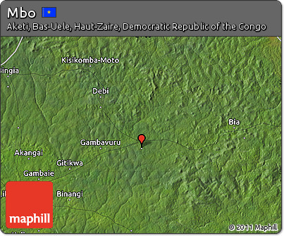 Satellite Map of Mbo