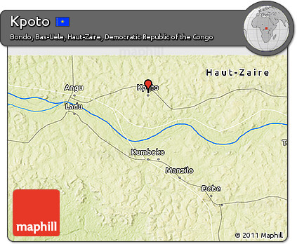 Physical 3D Map of Kpoto