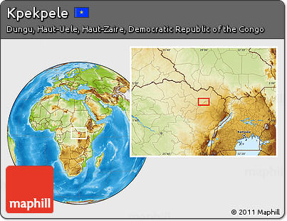 Physical Location Map of Kpekpele