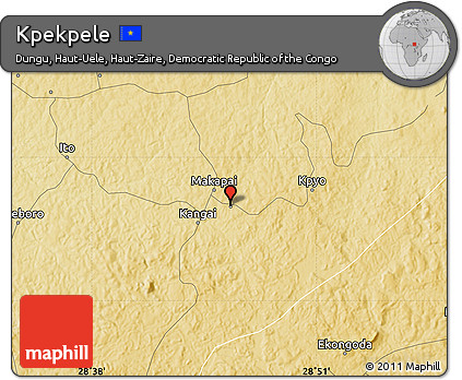 Physical Map of Kpekpele