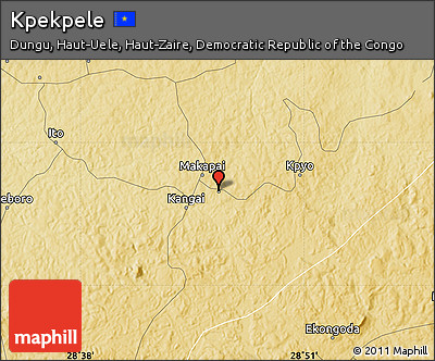 Physical Map of Kpekpele