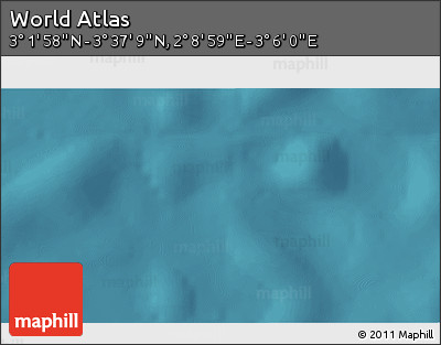 Satellite 3D Map of the Area around 3° 19' 33" N, 2° 37' 30" E