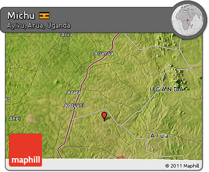 Satellite 3D Map of Michu