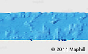 Shaded Relief Panoramic Map of the area around 3° 19' 33" N, 33° 55' 29" W