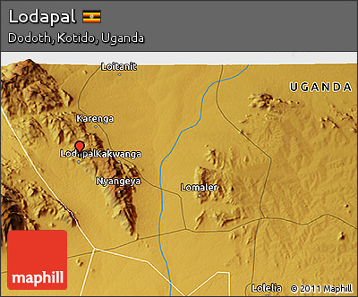 Physical 3D Map of Lodapal