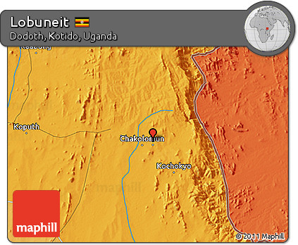 Political 3D Map of Lobuneit