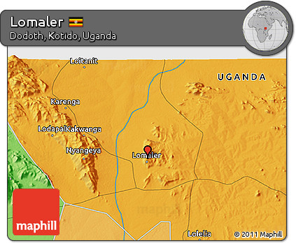 Political 3D Map of Lomaler