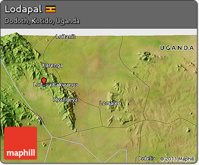 Satellite 3D Map of Lodapal