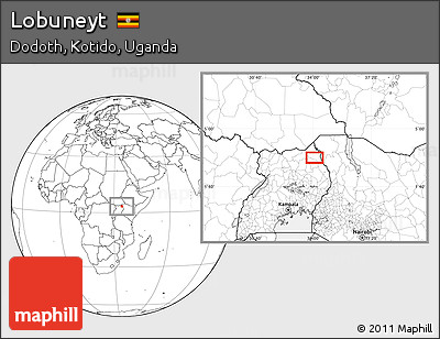 Blank Location Map of Lobuneyt