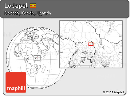 Blank Location Map of Lodapal