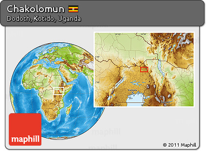 Physical Location Map of Chakolomun