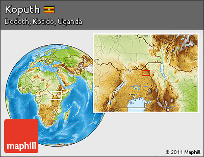 Physical Location Map of Koputh