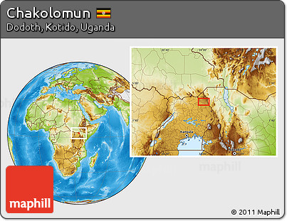 Physical Location Map of Chakolomun