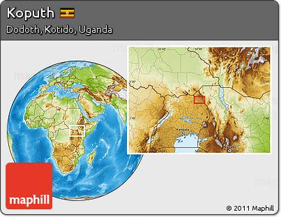 Physical Location Map of Koputh