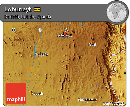 Physical Map of Lobuneyt
